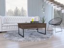 Trumbel Rectangle Lift Top Coffee Table Dark Walnut