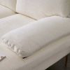 U-Shaped 4-Seat Indoor Modular Sofa Creamy-White