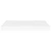 Floating Wall Shelves 2 pcs White 23.6"x9.3"x1.5" MDF