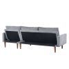 L-Shaped Sofa with Padded Cashmere: Multi-functional Design, Modern Luxury Appearance - Ideal for Living Rooms, Apartments - Easy Assembly & Maintenan