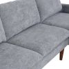 L-Shaped Sofa with Padded Cashmere: Multi-functional Design, Modern Luxury Appearance - Ideal for Living Rooms, Apartments - Easy Assembly & Maintenan