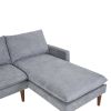 L-Shaped Sofa with Padded Cashmere: Multi-functional Design, Modern Luxury Appearance - Ideal for Living Rooms, Apartments - Easy Assembly & Maintenan