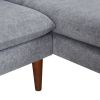 L-Shaped Sofa with Padded Cashmere: Multi-functional Design, Modern Luxury Appearance - Ideal for Living Rooms, Apartments - Easy Assembly & Maintenan