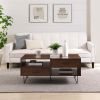 Modern Hairpin-Leg Coffee Table ‚Äì Dark Walnut