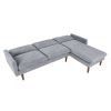 L-Shaped Sofa with Padded Cashmere: Multi-functional Design, Modern Luxury Appearance - Ideal for Living Rooms, Apartments - Easy Assembly & Maintenan