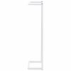 Towel Rack White 9.8"x7.9"x37.4" Steel