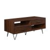 Modern Hairpin-Leg Coffee Table ‚Äì Dark Walnut