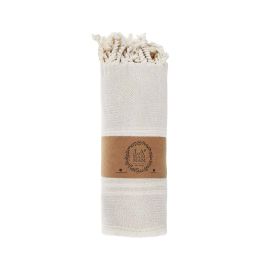 Sultan Beach Towel (Color: Beige, size: 38'' x 70'')