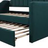 Upholstered Twin Daybed with Trundle