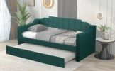 Upholstered Twin Daybed with Trundle