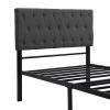 Twin Size Storage Bed Metal Platform Bed with a Big Drawer