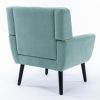 Modern Soft Velvet Material Ergonomics Accent Chair Living Room Chair Bedroom Chair Home Chair With Black Legs For Indoor Home