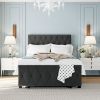 Twin Size Storage Bed Metal Platform Bed with a Big Drawer